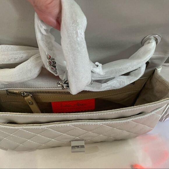 India Hicks Countess Bag - Silver - NWT - Picture 6 of 10